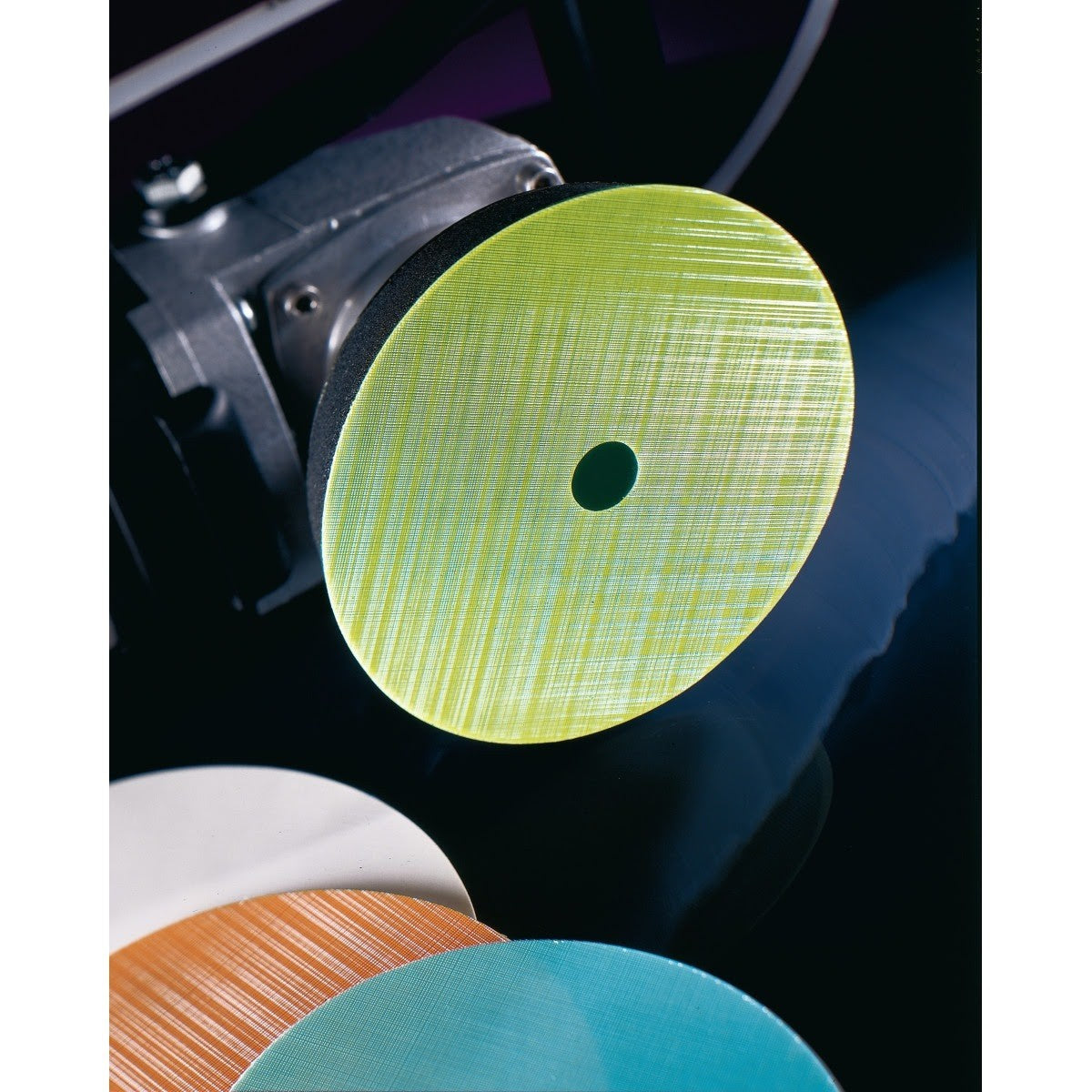3M 268XA Trizact Hookit Film Disc, A10 3MIL, Blue, 5 in x NH, Die 500X (7000028186) (100 Pack) - 2
