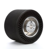 3M 28348 Rubber Slotted Expander Wheel, 5 in x 3-1/2 in 5/8 in Arbor Hole (7000028221) - 2