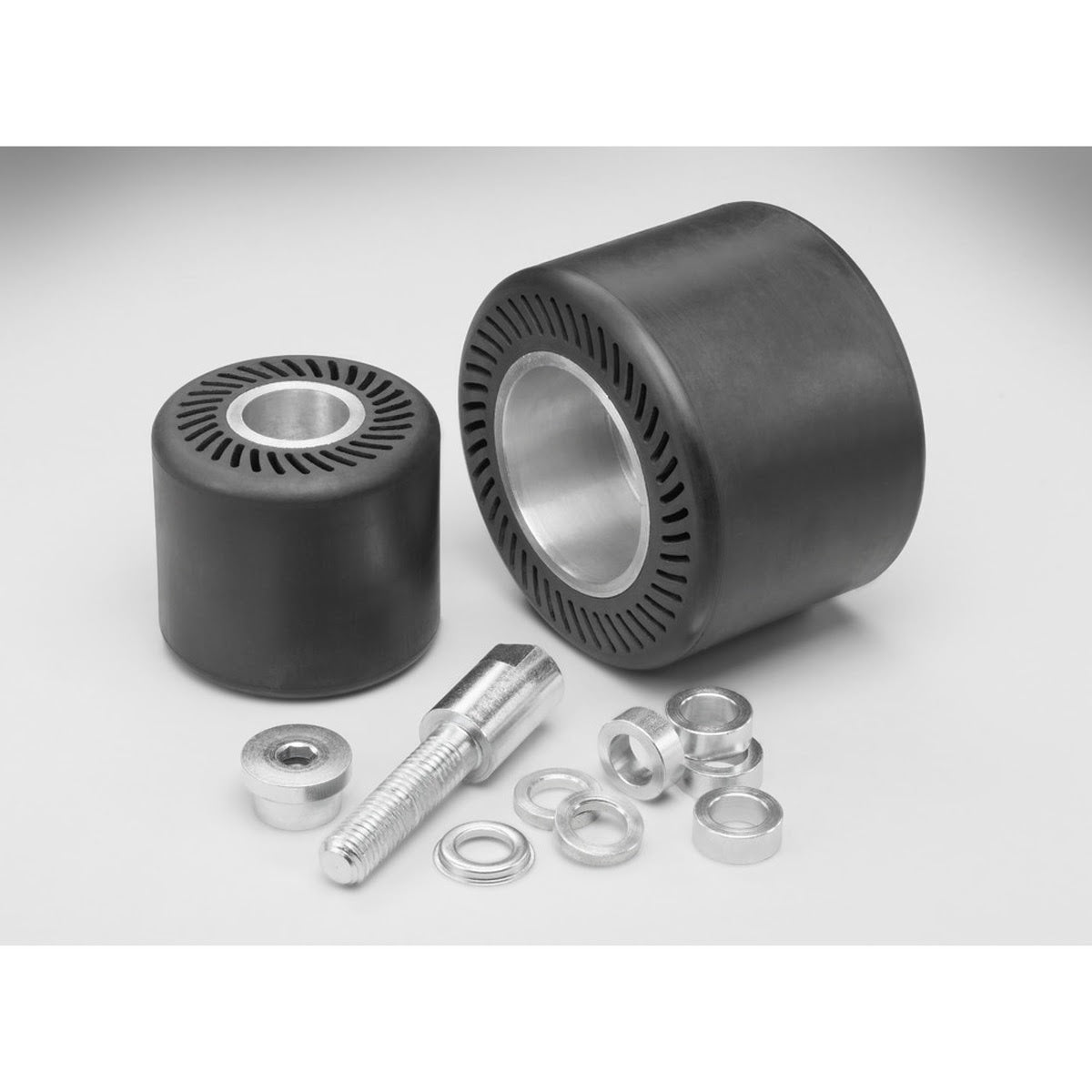 3M 28348 Rubber Slotted Expander Wheel, 5 in x 3-1/2 in 5/8 in Arbor Hole (7000028221) - 4