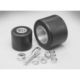 3M 28348 Rubber Slotted Expander Wheel, 5 in x 3-1/2 in 5/8 in Arbor Hole (7000028221) - 4