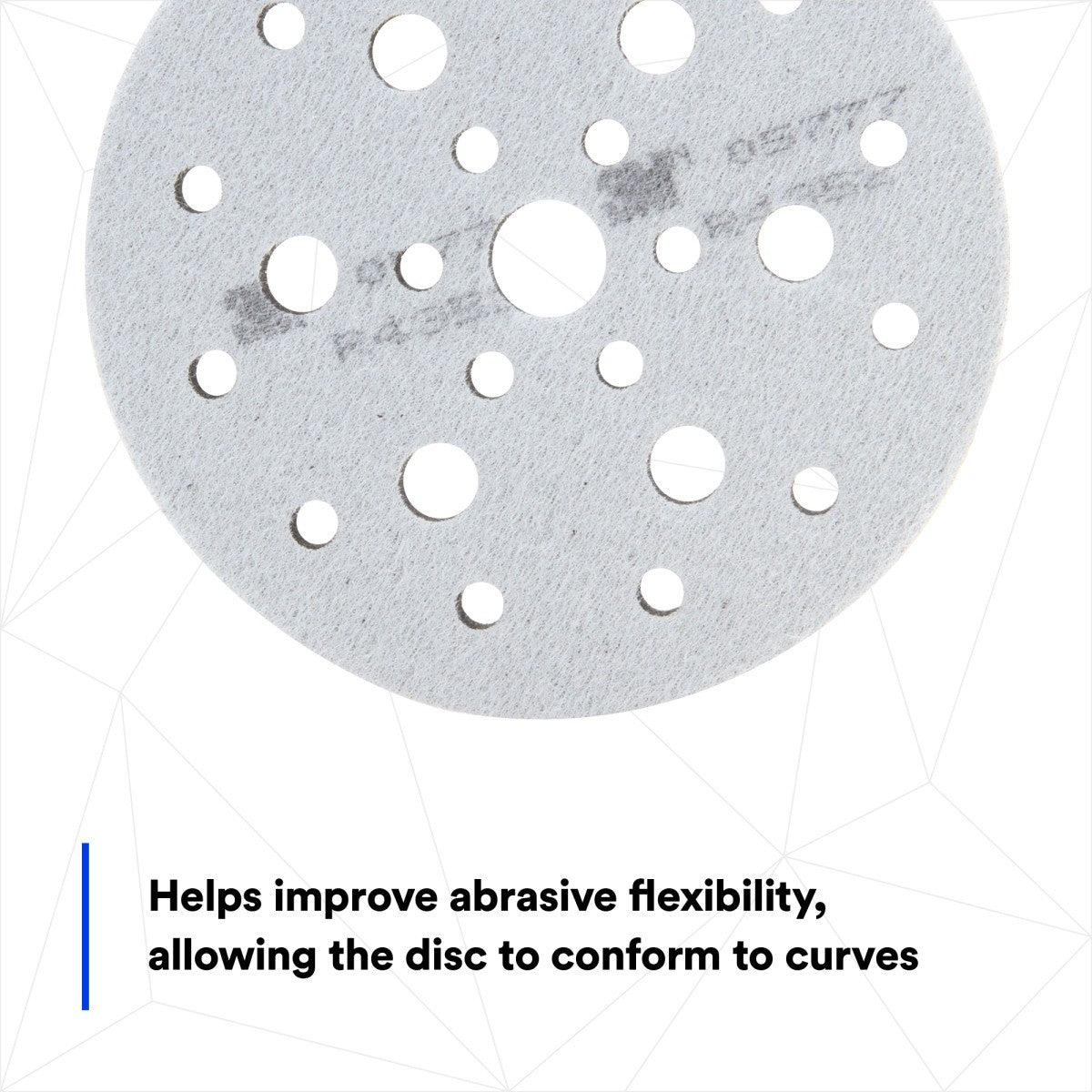 3M 05777 5777 Hookit Soft Interface Pad, Gray Foam, Hole Pattern, 6 in x 1/2 in x 3/4 in, Auto Body Sanding (7000028239) (10 Pack) - 8