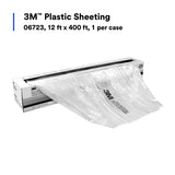 3M 06723 Plastic Sheeting, High Density Tear Resistant Durable Easy To Cut, Transparent, 12 ft x 400 ft (7000028280) - 2