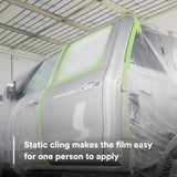 3M 06723 Plastic Sheeting, High Density Tear Resistant Durable Easy To Cut, Transparent, 12 ft x 400 ft (7000028280) - 4