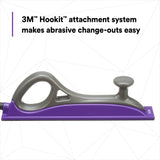 3M 05209 Hookit Dust Free Sanding Block, Purple, 70 mm x 396 mm (7000028312) - 9
