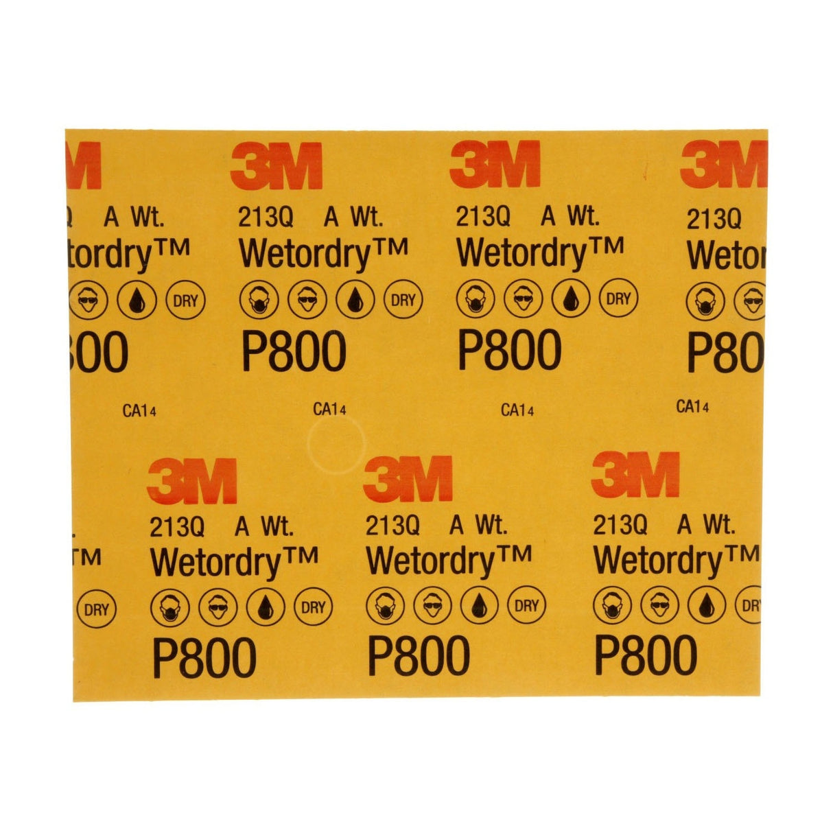 3M 213Q 02035 Abrasive Sheet, P800 Grit, Black, 9 in x 11 in (7000028324) (250 Pack) - 9