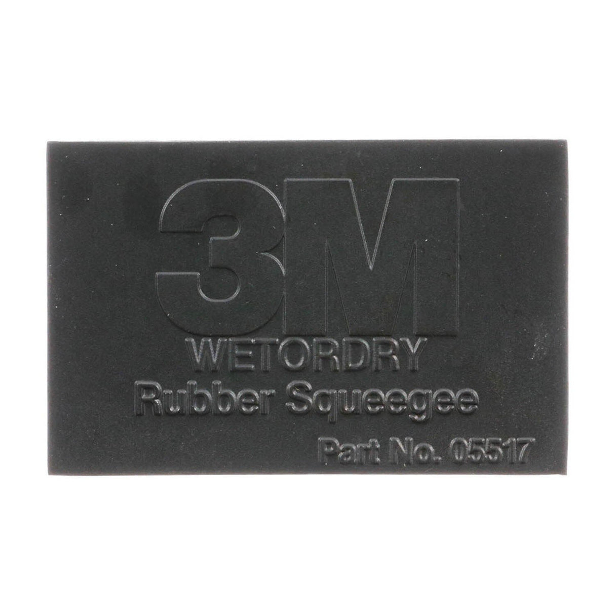 3M 05517 Rubber Squeegee, Black, 2-3/4 in x 4-1/4 in, For Wet Sanding (7000028348) (50 Pack)