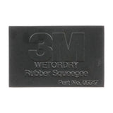 3M 05517 Rubber Squeegee, Black, 2-3/4 in x 4-1/4 in, For Wet Sanding (7000028348) (50 Pack)