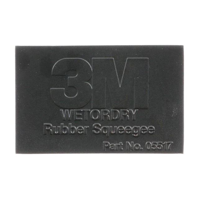 3M 05517 Rubber Squeegee, Black, 2-3/4 in x 4-1/4 in, For Wet Sanding (7000028348) (50 Pack)