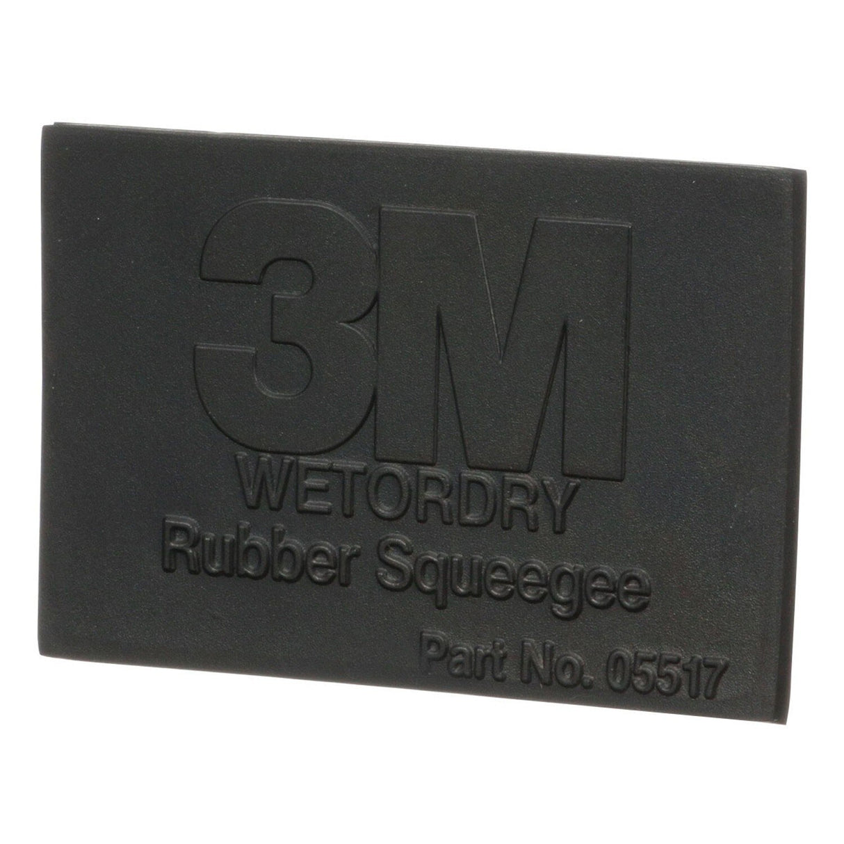3M 05517 Rubber Squeegee, Black, 2-3/4 in x 4-1/4 in, For Wet Sanding (7000028348) (50 Pack) - 2