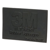 3M 05517 Rubber Squeegee, Black, 2-3/4 in x 4-1/4 in, For Wet Sanding (7000028348) (50 Pack) - 2