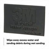 3M 05517 Rubber Squeegee, Black, 2-3/4 in x 4-1/4 in, For Wet Sanding (7000028348) (50 Pack) - 8