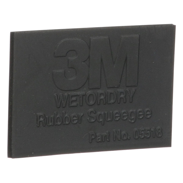 3M 05518 Rubber Squeegee, Firm, Black, 2 in x 3 in (7000028349) (50 Pack)