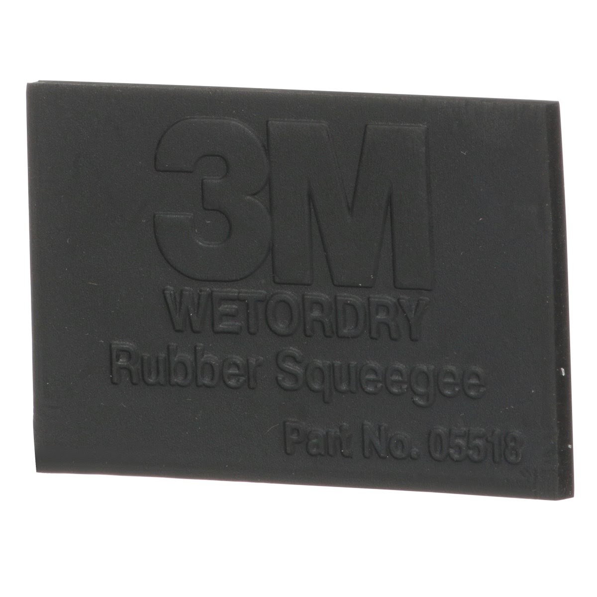3M 05518 Rubber Squeegee, Firm, Black, 2 in x 3 in (7000028349) (50 Pack) - 2