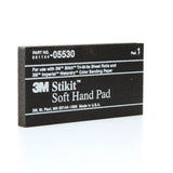 3M Stikit Soft Hand Pad, PSA, Black, 2-3/4 in x 5-1/2 in x 3/8 in (05530) (7000028351) (50 Pack)