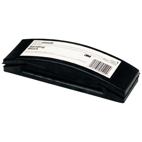 3M Rubber Sanding Block, Black, 2-3/4 in x 8 in (05520) (7000028366) (10 Pack)