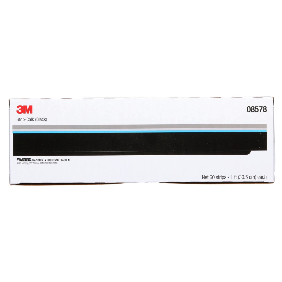 3M 08578 Strip Calk, Black, 1 ft Strips, 60 per Carton (7000028370) (12 Pack) (12 Pack)