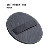 3M Hookit Hand Pad, Hook and Loop, Soft Foam Rubber, Black, 6 in, 1 in Strap (05791) (7000028382) (20 Pack) - 2