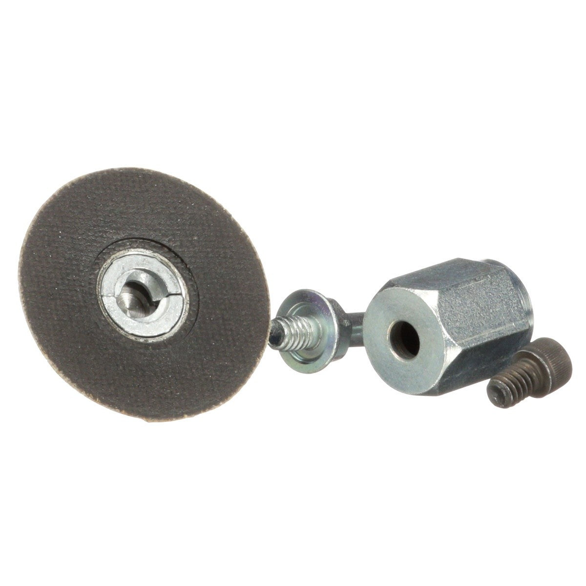 3M Roloc Disc Pad Assembly, Quick Change Disc Pad Holder, Hard Rubber, Black, 2 in (05539) (7000028392) (10 Pack) - 3