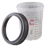 3M 16115 PPS Cup and Collar Original Series Mini 6 fl oz (7000028417) (8 Pack)