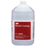 3M Booth Coating Paint Booth Overspray Protection Transparent 1 gal (06839) (7000028421) (4 Pack)