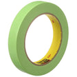 3M 233+ 46334 Scotch Performance Green Masking Tape, Crepe Paper, Rubber Adhesive, 18 mm x 55 m (7000028422) (48 Pack)