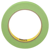 3M 233+ 46334 Scotch Performance Green Masking Tape, Crepe Paper, Rubber Adhesive, 18 mm x 55 m (7000028422) (48 Pack) - 3