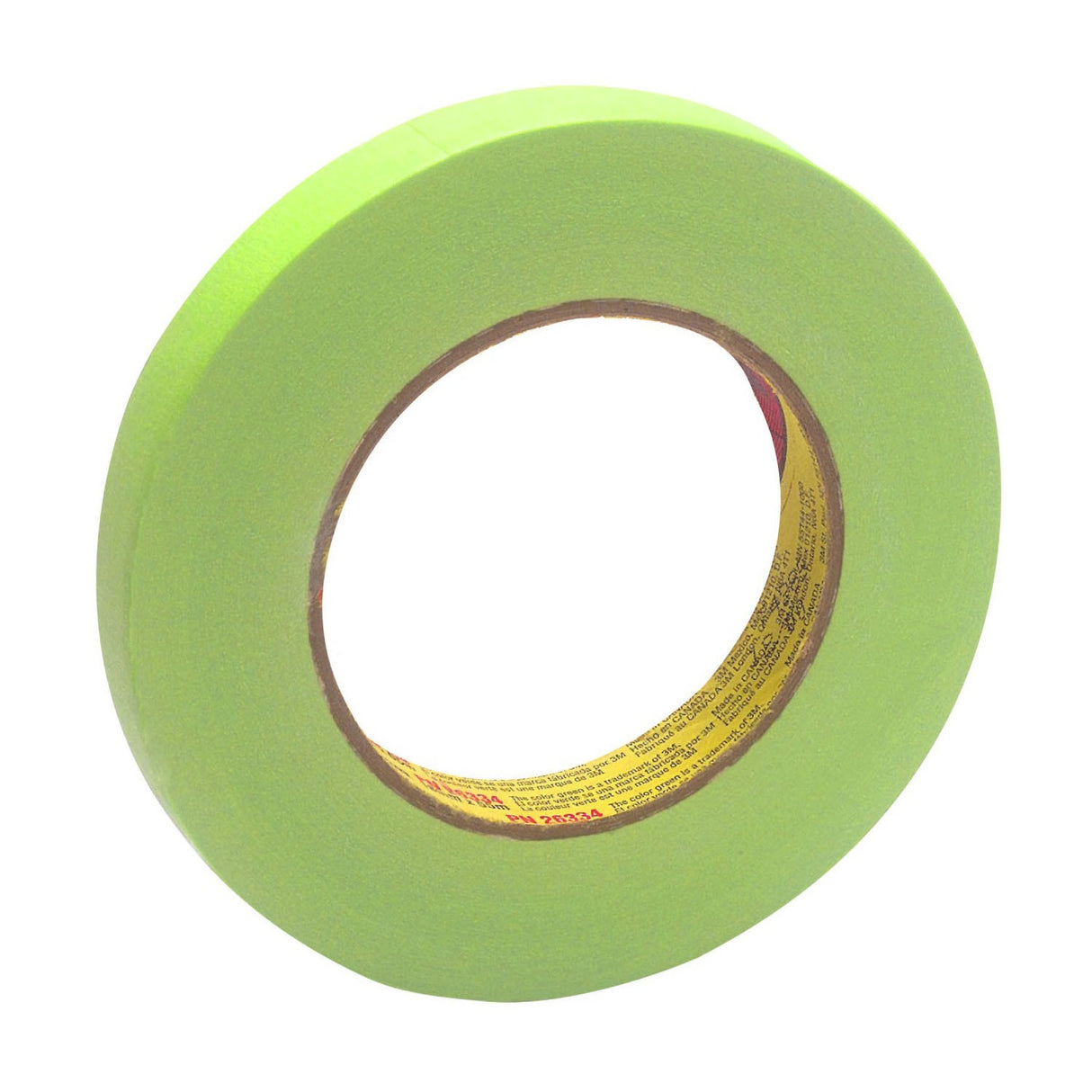 3M 233+ 46334 Scotch Performance Green Masking Tape, Crepe Paper, Rubber Adhesive, 18 mm x 55 m (7000028422) (48 Pack) - 5