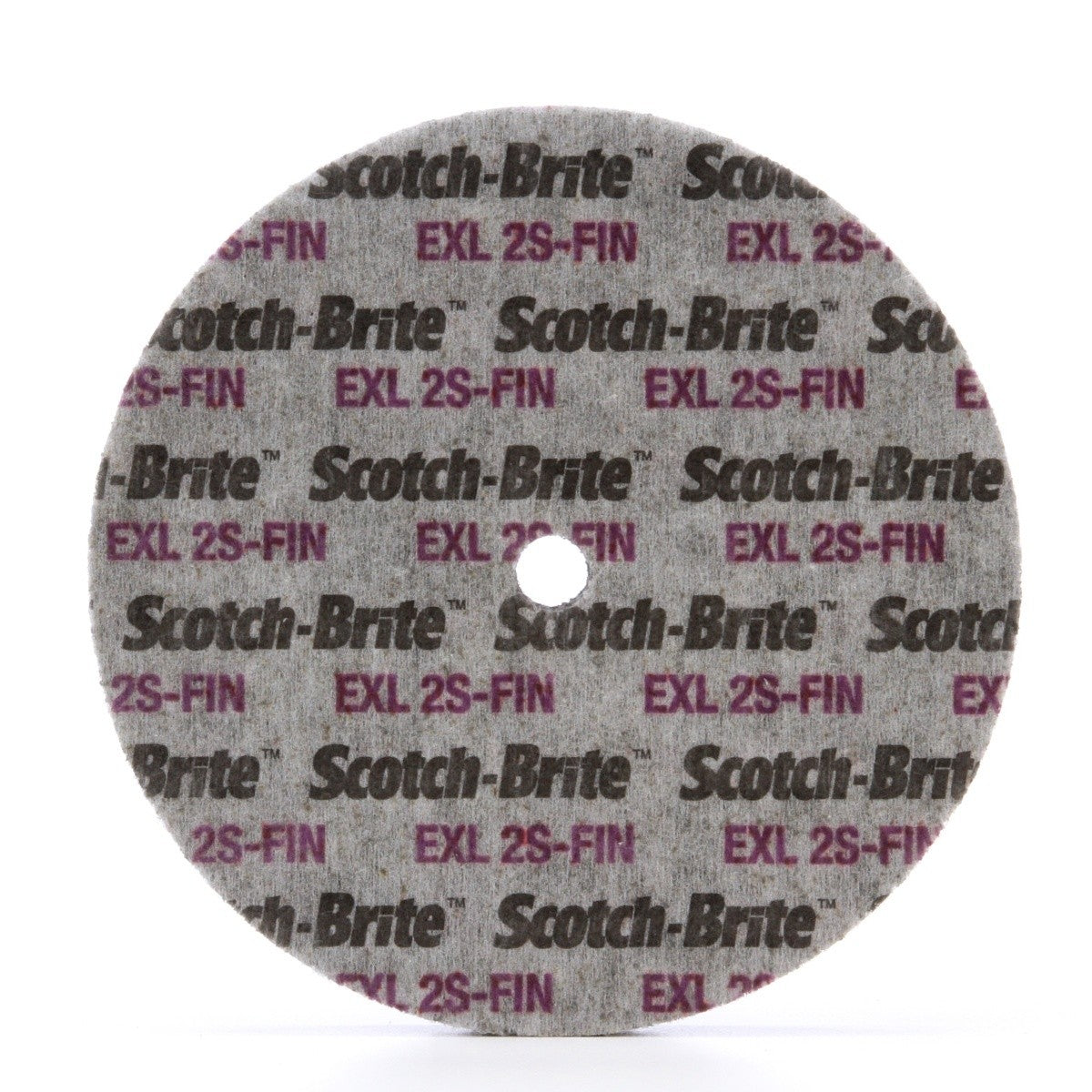 3M XL-UW Scotch-Brite EXL Unitized Wheel, 2S Fine, Silicon Carbide, Gray, 6 in x 1/2 in x 1/2 in (7000028478) (4 Pack) - 3