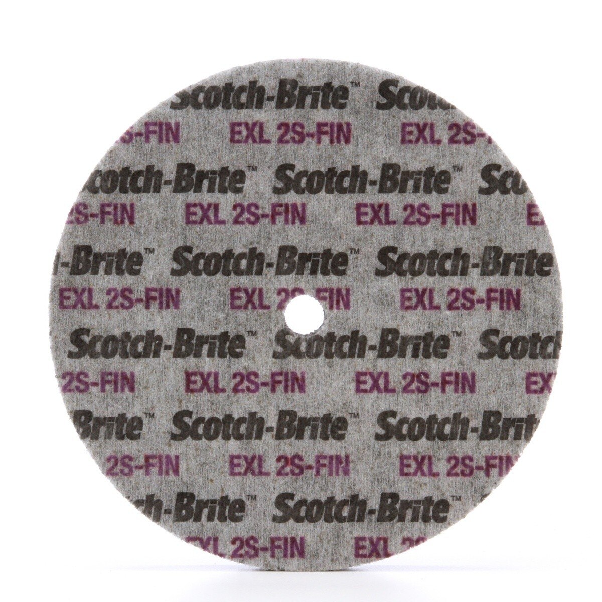 3M XL-UW Scotch-Brite EXL Unitized Wheel, 2S Fine, Silicon Carbide, Gray, 6 in x 1/2 in x 1/2 in (7000028478) (4 Pack) - 3