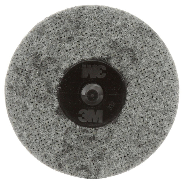 3M SC-DR Scotch-Brite Roloc Surface Conditioning Disc, SiC Super Fine, TR, Gray, 3 in (7000028501) (100 Pack)