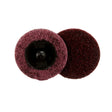 3M SC-DR 07481 Scotch-Brite Roloc Surface Conditioning Disc, TR, A/O Medium, Maroon, 2 in (7000028506) (25 Pack)