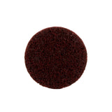3M SC-DR 07481 Scotch-Brite Roloc Surface Conditioning Disc, TR, A/O Medium, Maroon, 2 in (7000028506) (25 Pack) - 3