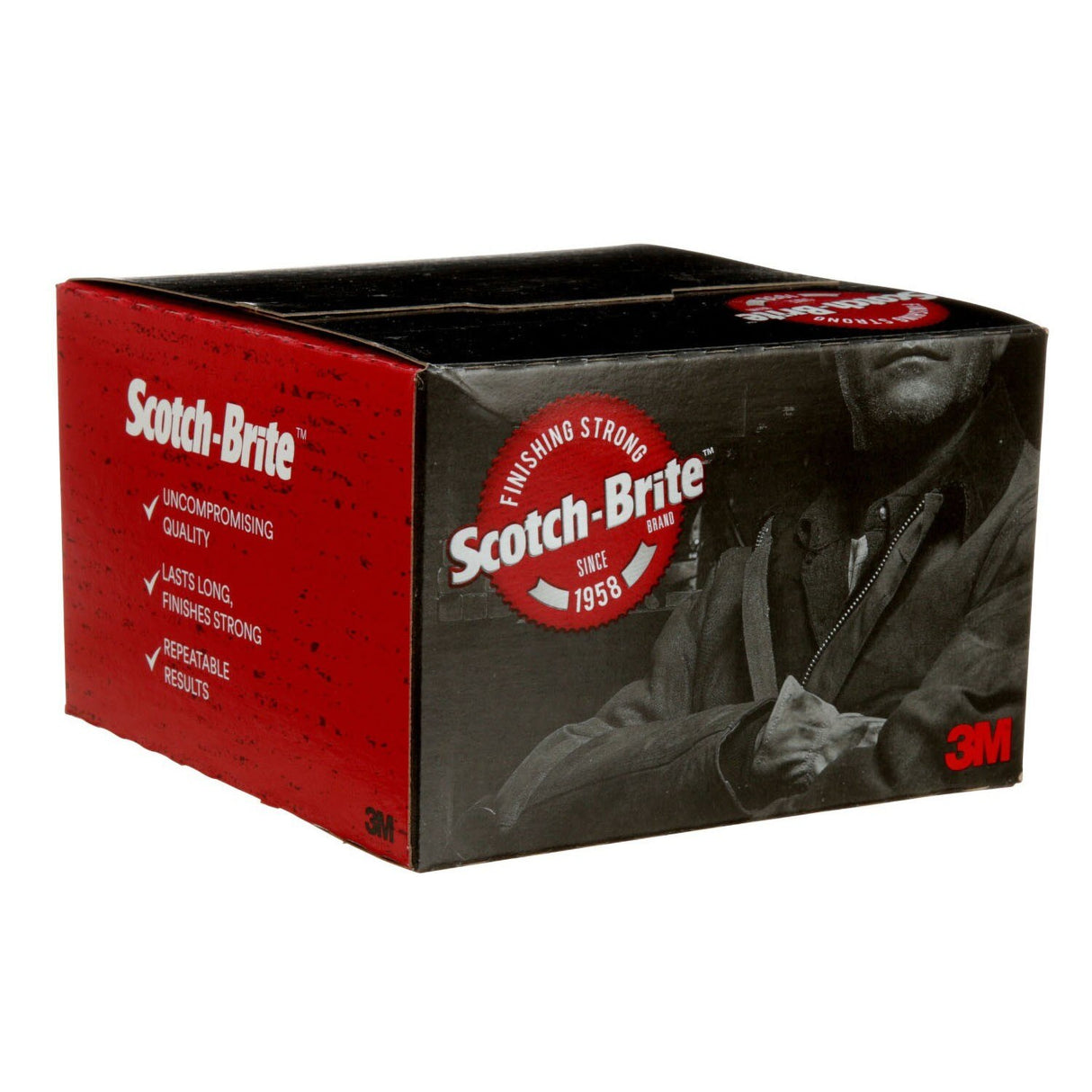 3M SC-DR 07481 Scotch-Brite Roloc Surface Conditioning Disc, TR, A/O Medium, Maroon, 2 in (7000028506) (25 Pack) - 6