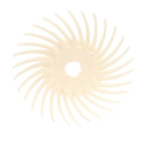3M Scotch-Brite Roloc SR Radial Bristle Disc, White, 3 in x 3/8 in (7000028525) (40 Pack)
