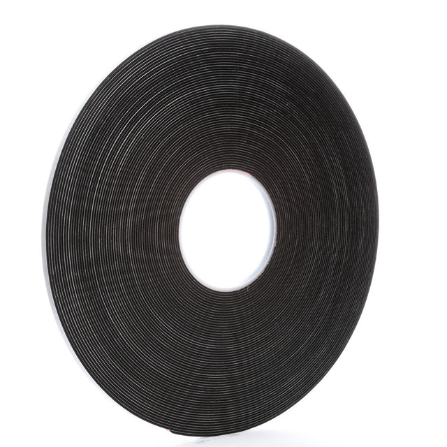 3M 4516 Vinyl Foam Tape, Black, 1/4 in x 36 yd, 62 mil (7000028661) (36 Pack)