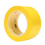 3M 471 Vinyl Tape, Yellow, 2 in x 36 yd, 5.2 mil (7000028852) (24 Pack)