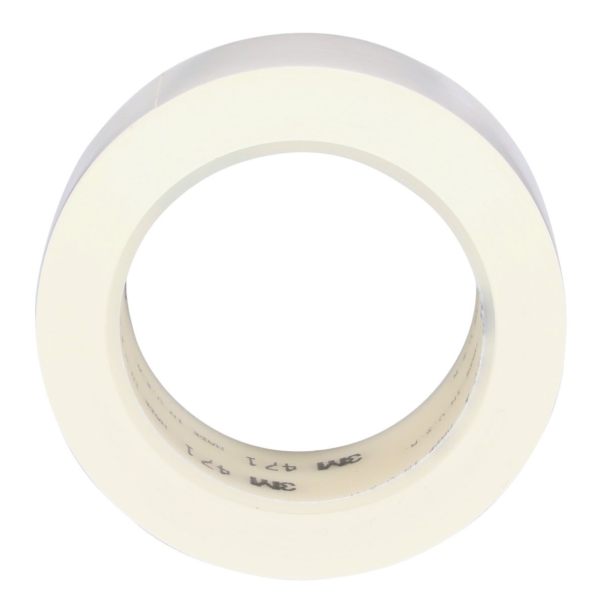 3M 471 Vinyl Tape White Floor Marking Tape 2 in x 36 yd 5.2 mil (7000028853) (24 Pack) - 7