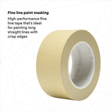 3M 218 Scotch Fine Line Tape, Green, 2 in x 60 yd, 5.0 mil (7000028860) (96 Pack) - 4