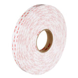 3M 4950 VHB Tape White, Mounting Tape 1 in x 36 yd 45.0 mil (7000028871) (9 Pack) - 3