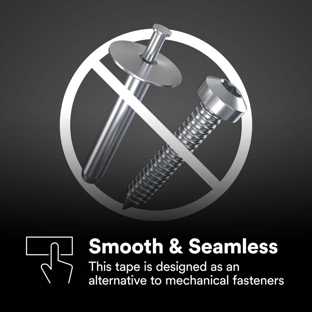 3M 7000028871 VHB Tape 4950 White, Mounting Tape 1 in x 36 yd 45.0 mil (9 Pack) - 8