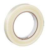 3M 8934 Tartan Filament Tape, Clear, 18 mm x 55 m, 4 mil (7000028886) (48 Pack) - 2
