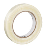 3M 8934 Tartan Filament Tape, Clear, 18 mm x 55 m, 4 mil (7000028886) (48 Pack) - 2