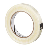 3M 8934 Tartan Filament Tape, Clear, 18 mm x 55 m, 4 mil (7000028886) (48 Pack) - 3