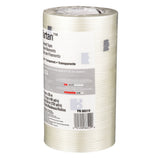 3M 8934 Tartan Filament Tape, Clear, 18 mm x 55 m, 4 mil (7000028886) (48 Pack) - 8