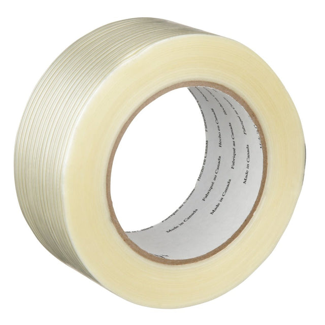 3M 8934 Filament Tape, Clear, 4 mil, 48 mm x 55 m (7000028888) (24 Pack)