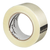 3M 8934 Filament Tape, Clear, 4 mil, 48 mm x 55 m (7000028888) (24 Pack) - 3