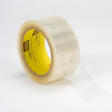 3M 375 Scotch Box Sealing Tape, Clear, 48 mm x 50 m (7000028907) (36 Pack)
