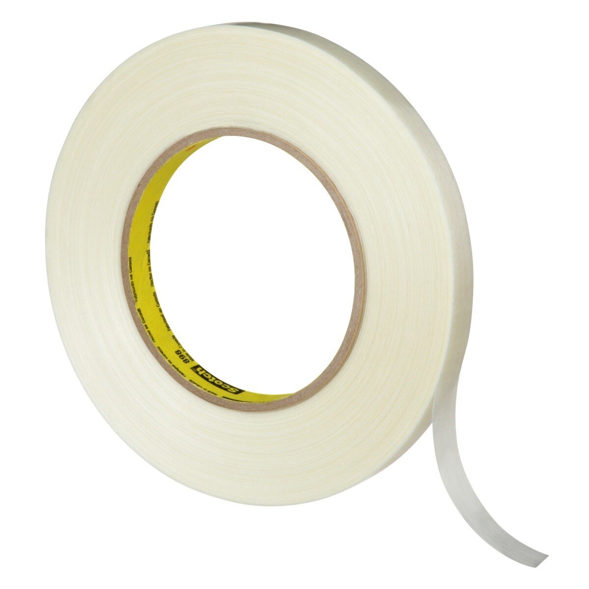 3M 898 Scotch Filament Tape, Clear, 12 mm x 55 m, 6.6 mil (7000028929) (72 Pack) - 5