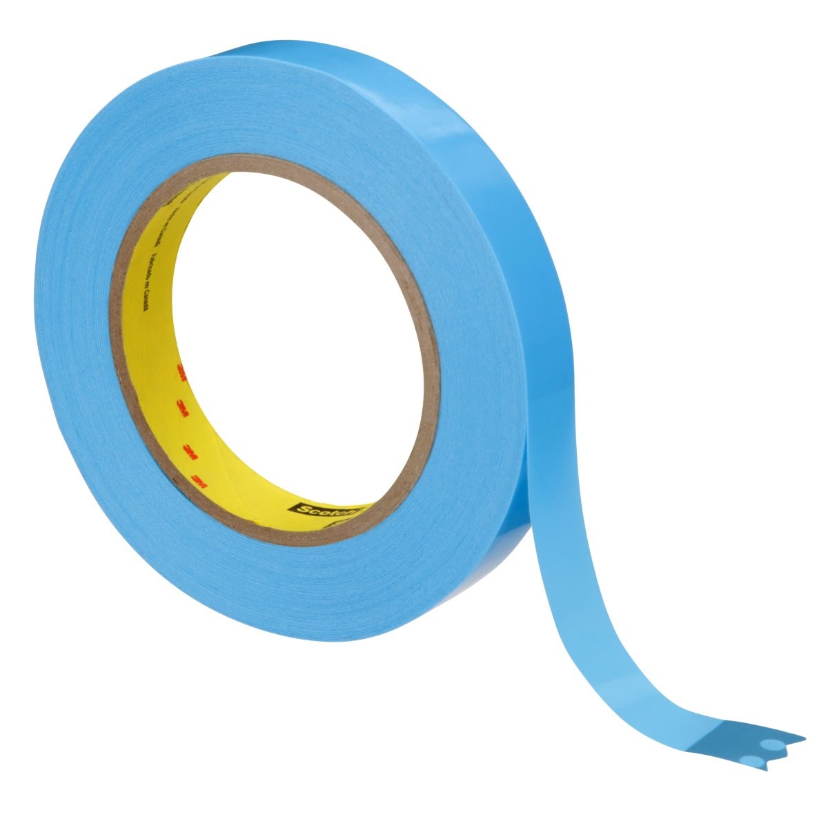 3M 8898 Scotch Strapping Tape, Blue, 18 mm x 55 m, 4.6 mil (7000028946) (48 Pack) - 2