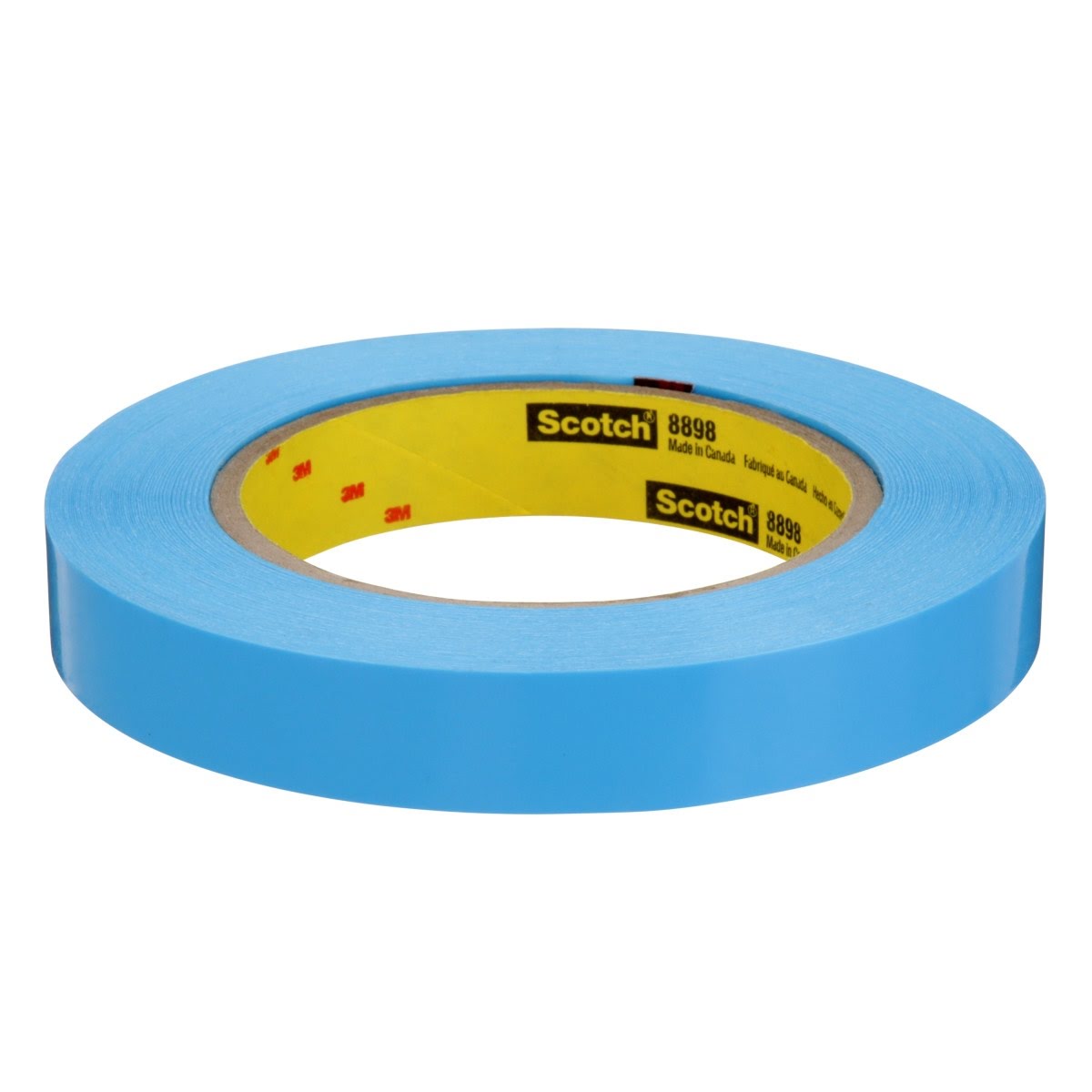 3M 8898 Scotch Strapping Tape, Blue, 18 mm x 55 m, 4.6 mil (7000028946) (48 Pack) - 4